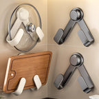 Adjustable Suction Cup Pot Lid & Cutting Board Holder – Ivory or Gunmetal