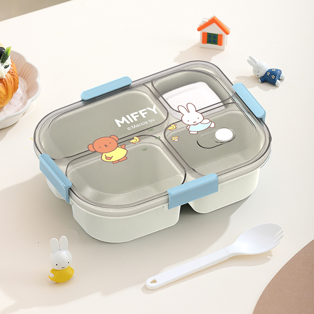 Cartoon 3 or 4-Compartment Microwave Lunch Box