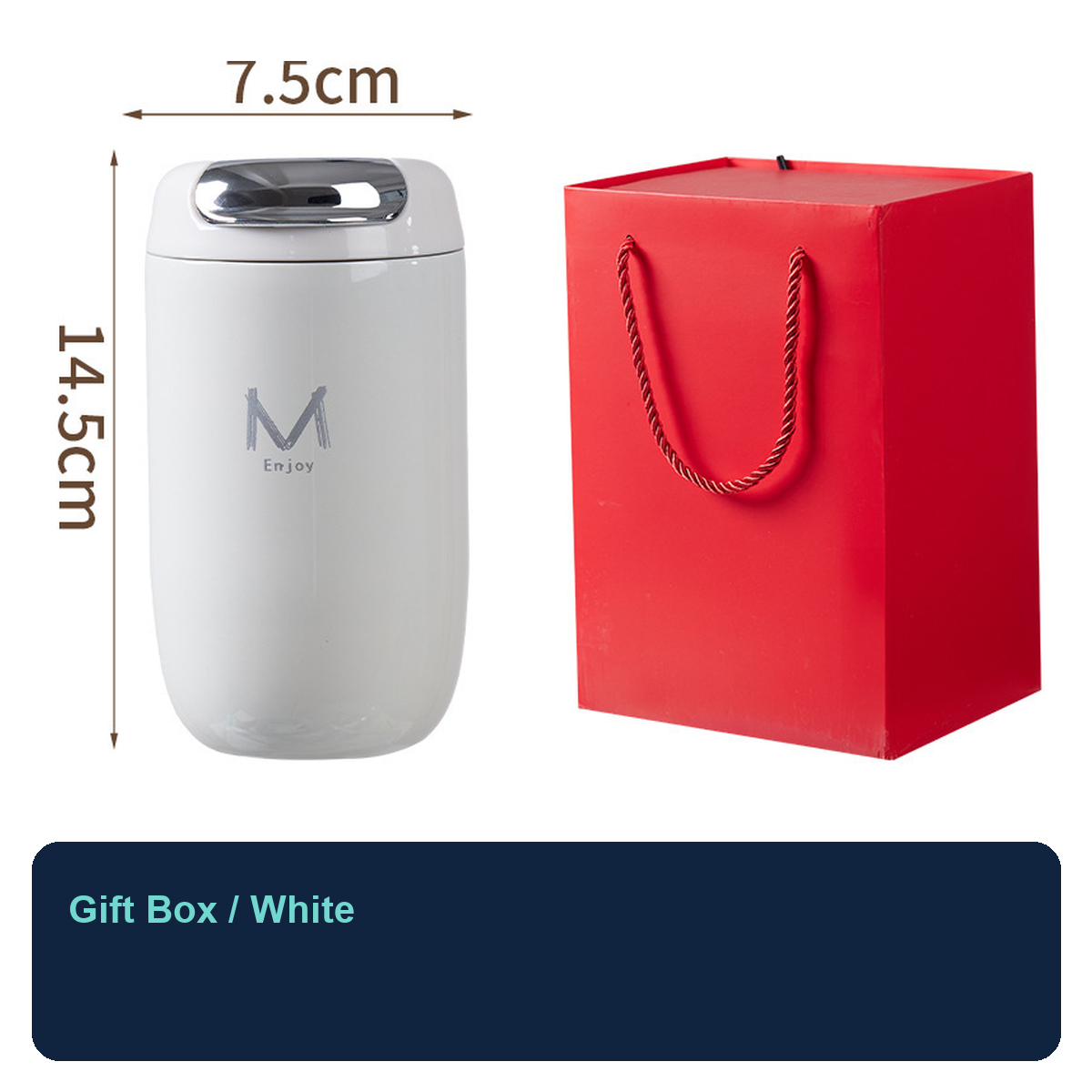 316 Stainless Steel Egg-Shaped Insulated Coffee Tumbler