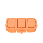 Bear-Shaped 3-Compartment Silicone Snack Box with Lid
