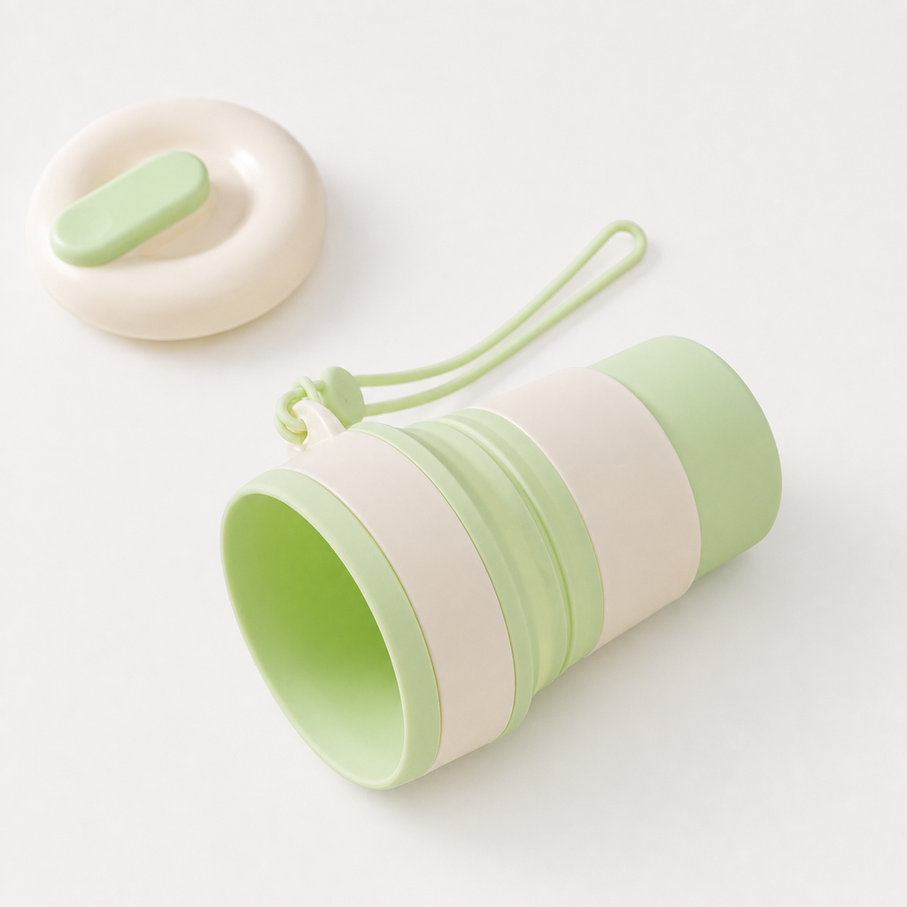Collapsible Silicone Travel Cup gallery view 2
