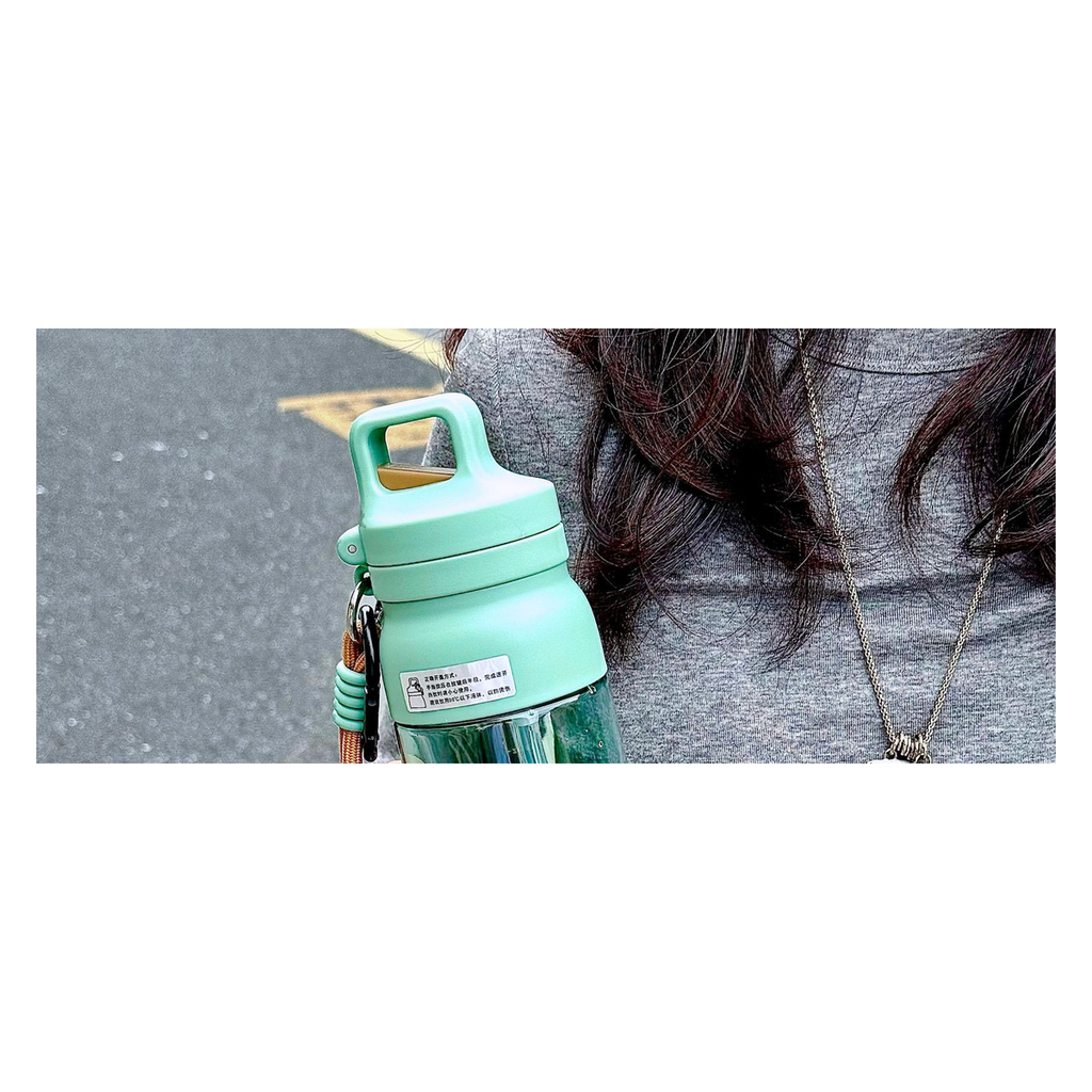 One-Touch Dual-Drink Tritan Straw Bottle