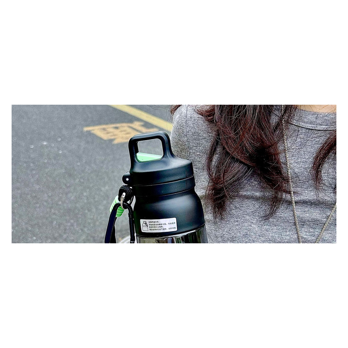 One-Touch Dual-Drink Tritan Straw Bottle