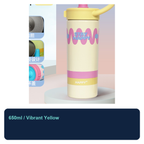650ml Stainless Steel Dual-Drink Tea Tumbler