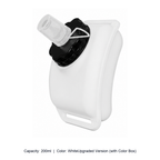 Food-Grade Silicone Wrist Sports Water Bottle — 200ml / WhiteUpgraded Version (with Color Box)