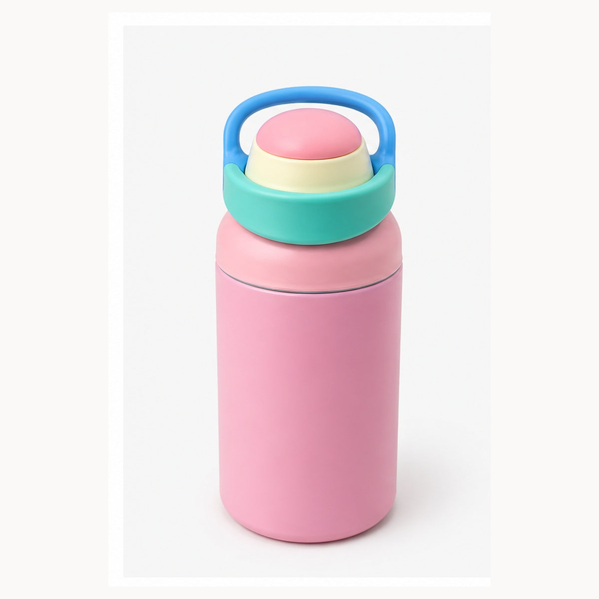 Custom 550ml Dopamine 316 Stainless Steel Straw Bottle