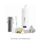 Portable Stainless Steel Electric Heating Travel Cup — UK Plug / 316Cooking Version