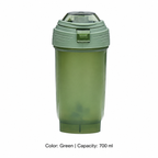 PP Fitness Shaker Bottle — 700ml / Green