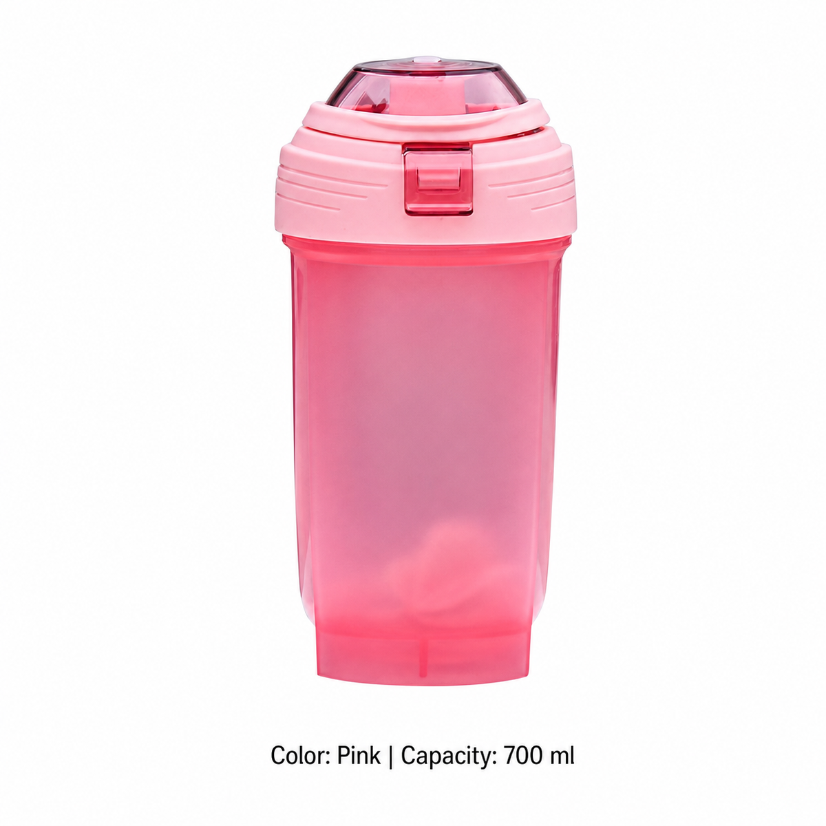 PP Fitness Shaker Bottle — 700ml / Pink