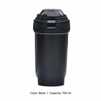 PP Fitness Shaker Bottle — 700ml / Black