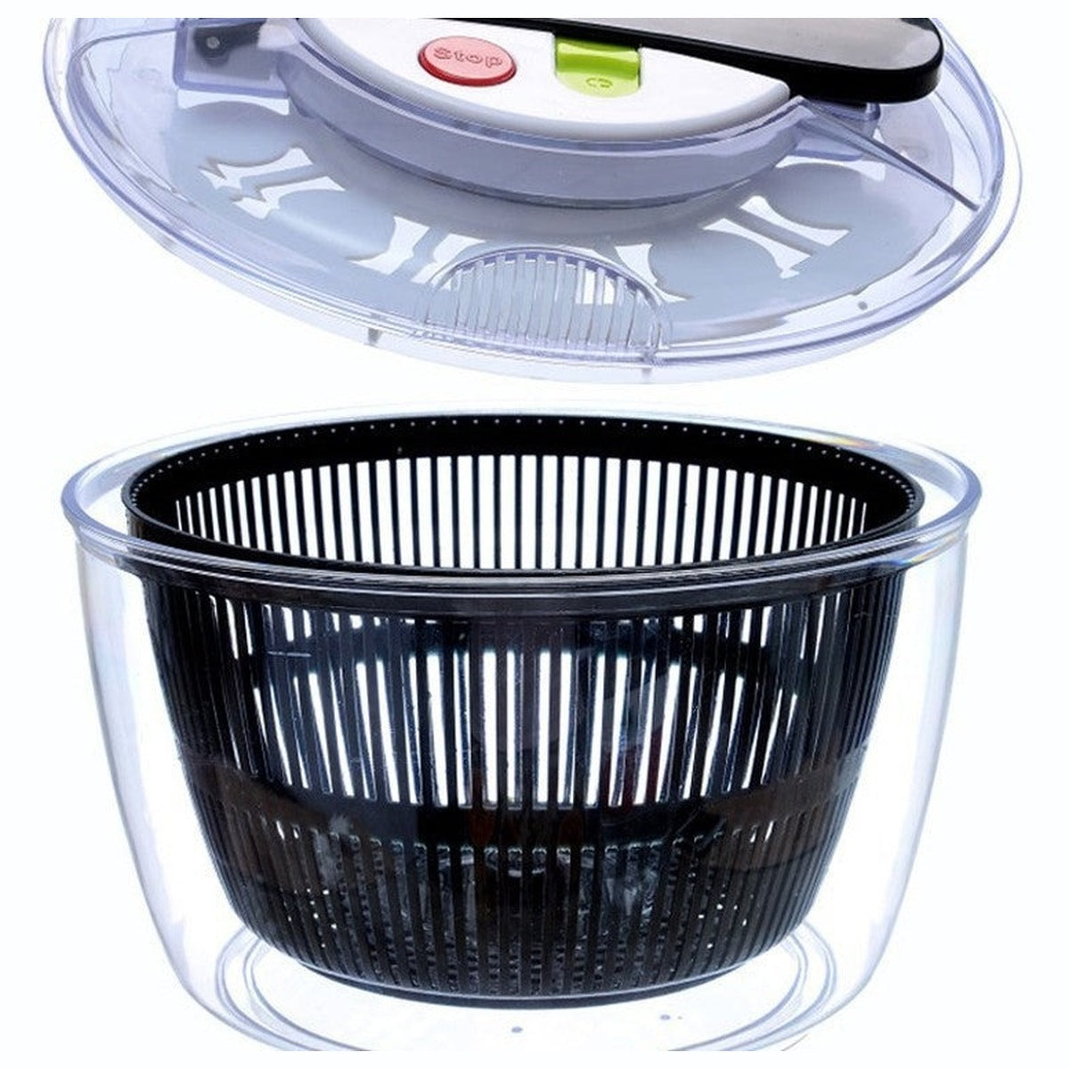 press-down-salad-spinner-draining-bowl source-proven open component view