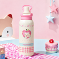 Cartoon Kids' 316 Stainless Steel Insulated Straw Bottle
