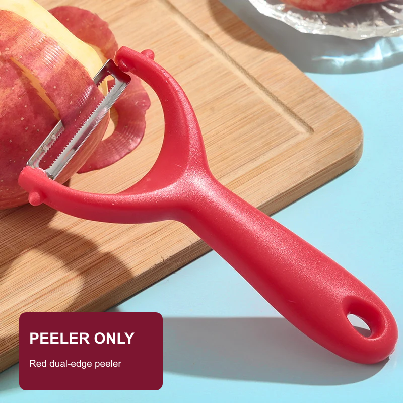 Stainless Steel Vegetable Grater & Slicer – 3, 5 or 6-Blade Set or Peeler