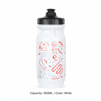 Squeeze Cycling Water Bottle — 550ML / White