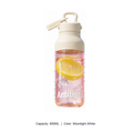 Threadless Quick-Open Tritan Sports Bottle — 650ML / Moonlight White