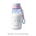Tritan Dual-Drink Water Bottle with Tea Infuser — 620ml / Sea Crystal Blue-TritanLarge