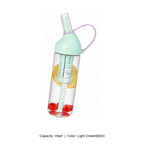 Tritan Kids Straw Sports Water Bottle — tritan / Light Green920ml