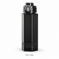 Tritan Large-Capacity Sports Bottle — 760 ml / Black