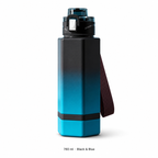 Tritan Large-Capacity Sports Bottle — 760 ml / Black & Blue