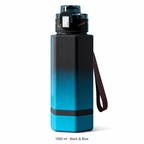 Tritan Large-Capacity Sports Bottle — 1000 ml / Black & Blue