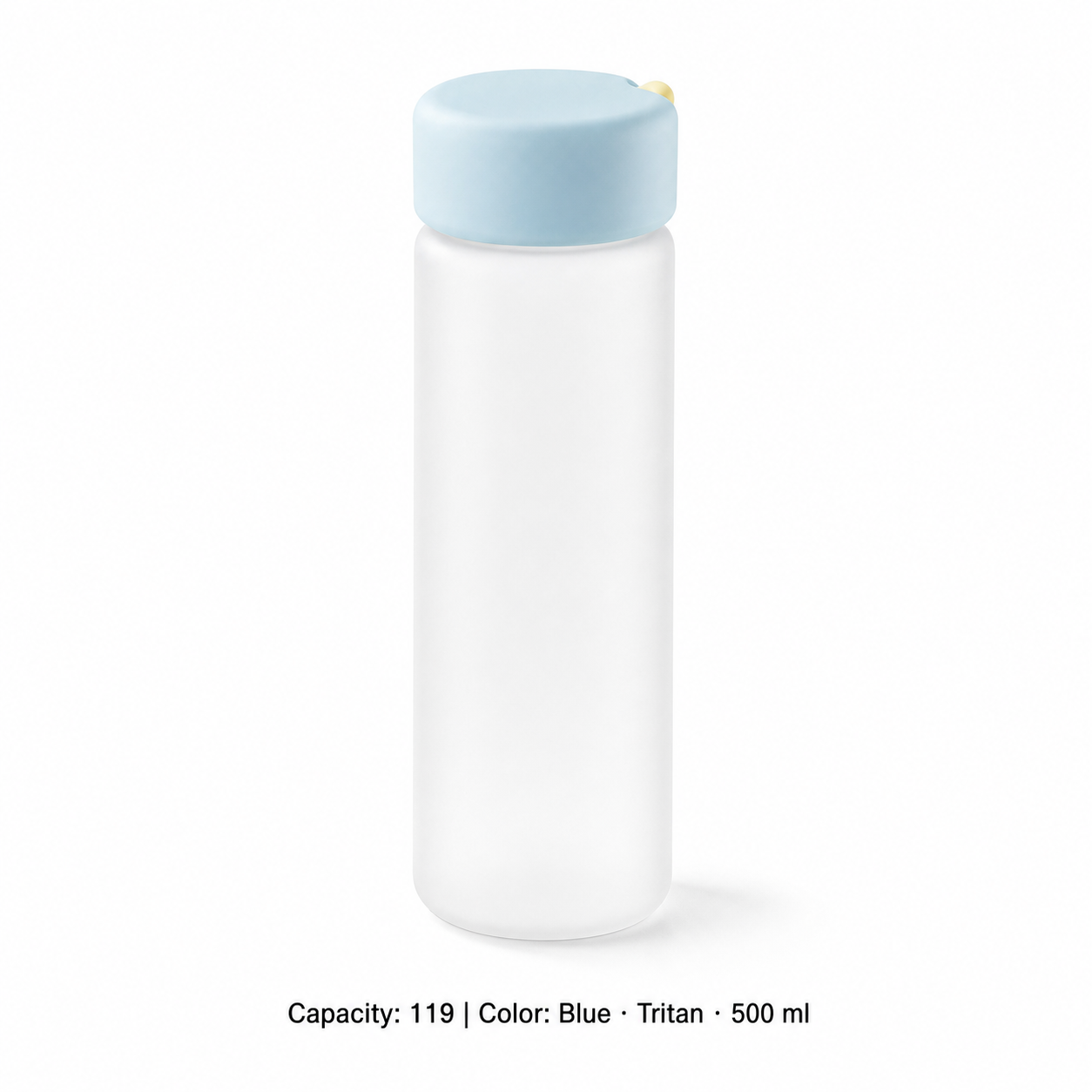 Tritan Transparent Sports Bottle — 119 / Blue · Tritan · 500 ml
