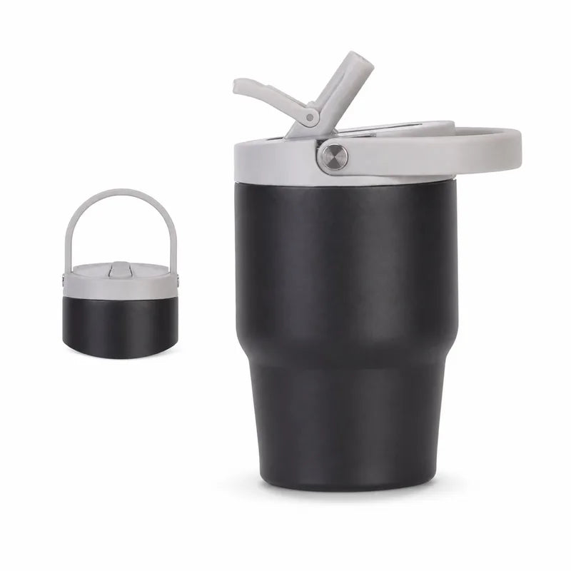 Custom 14oz Folding-Spout Stainless Steel Insulated Car Tumbler