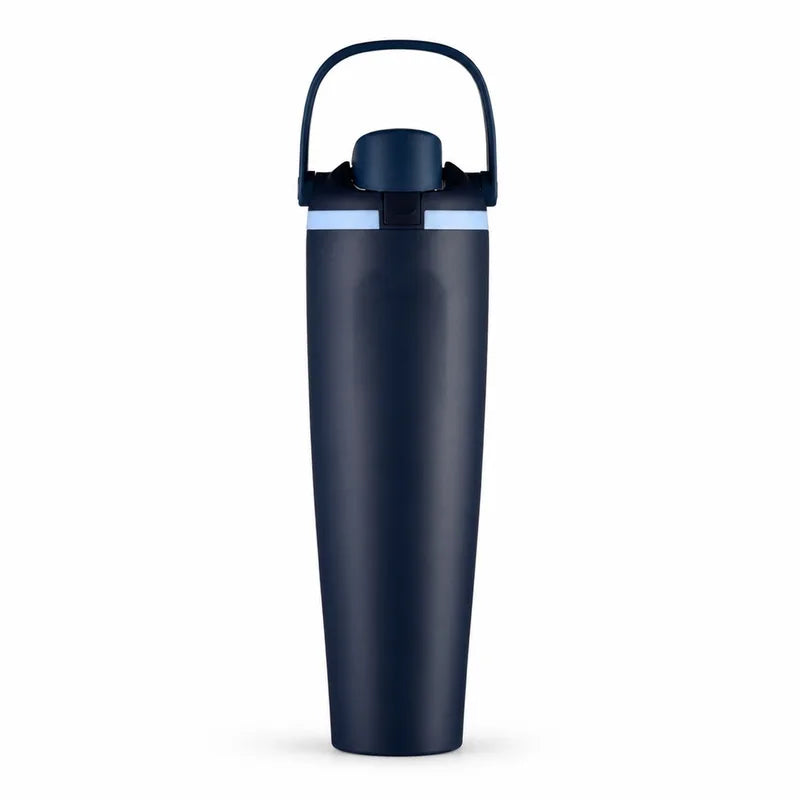 Custom 30oz Stainless Steel Dual-Drink Sports Tumbler with Handle